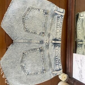 Frame Denim Light Blue Jean Shorts